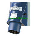 MennekesWall mounted phase inverter inlet3345