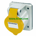 MennekesPanel mounted receptacle858