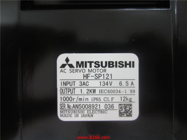 MITSUBISHI Medium inertia power servo motor HF-SP121