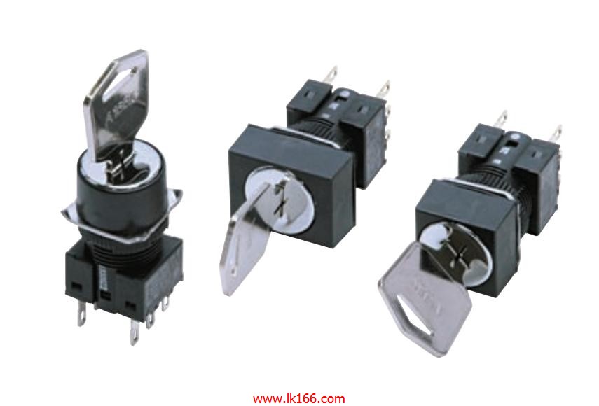 OMRON Key-type Selector Switch A165K-T2M-2