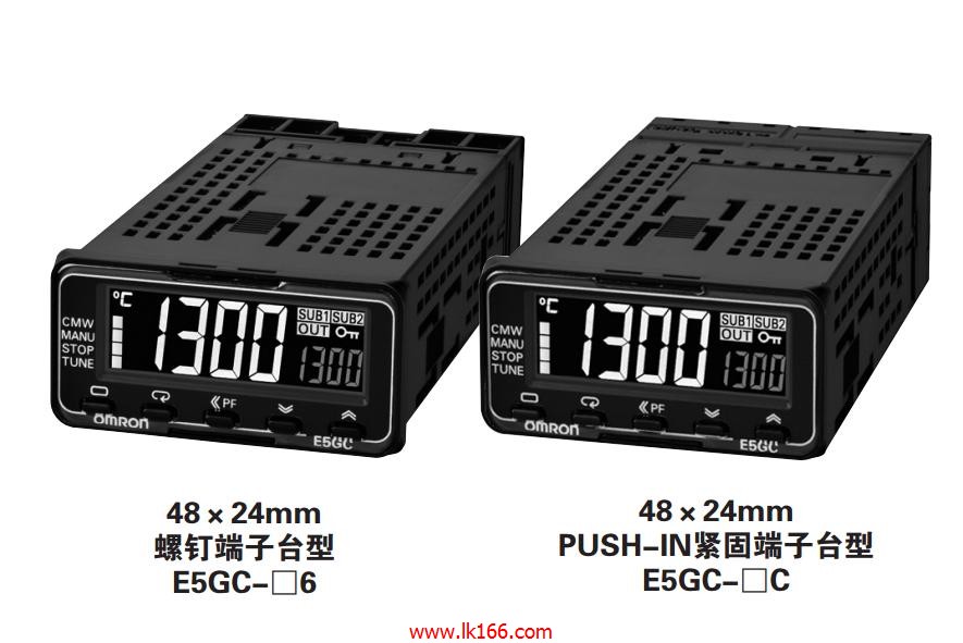 OMRON Digital temperature controller E5GC-RX1DCM-015