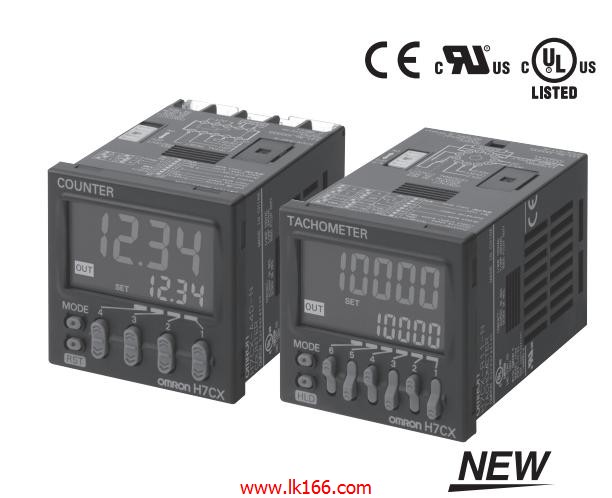 OMRON Multifunction Counter/Tachometer H7CX-A114D1-N