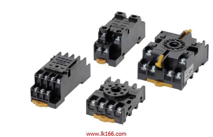 OMRON Products Related to Common Sockets and DIN Tracks P2CF-08
