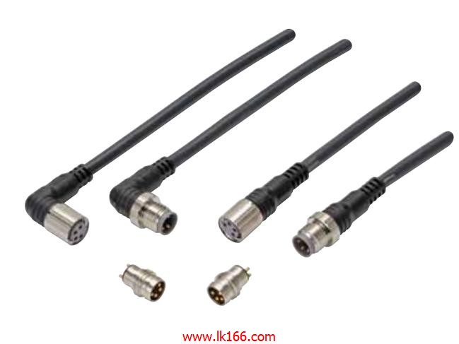 OMRON Round Water-resistant Connectors XS3M-K421-2